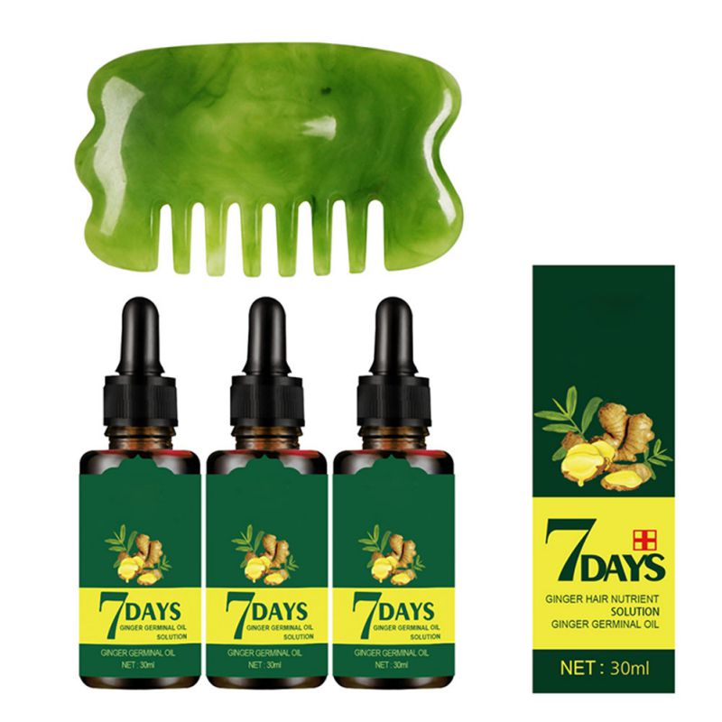Hair Regrow 7 Day Ginger Germinal Serum Essence Oil Loss Treatment Growth  1/5PC